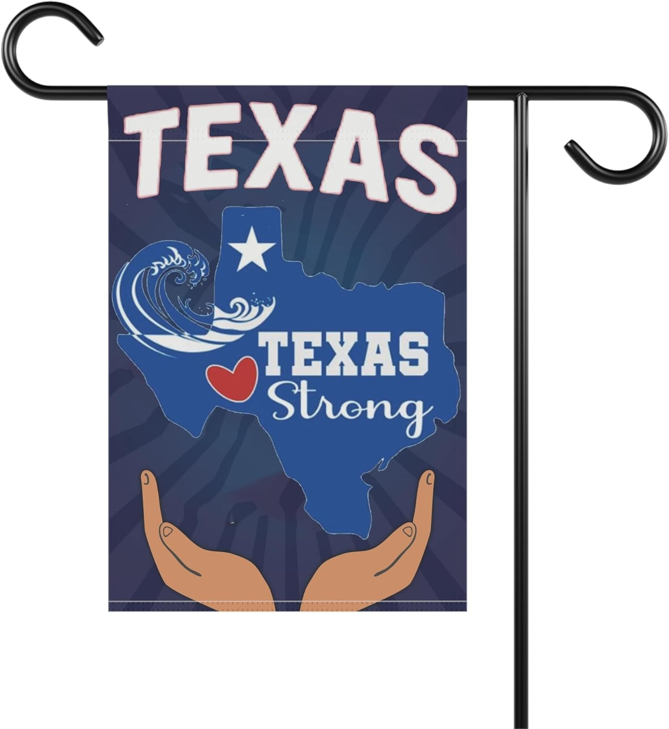 Outdoor Camping In Texas - Флаг «Техас сильен» для сада, флаг