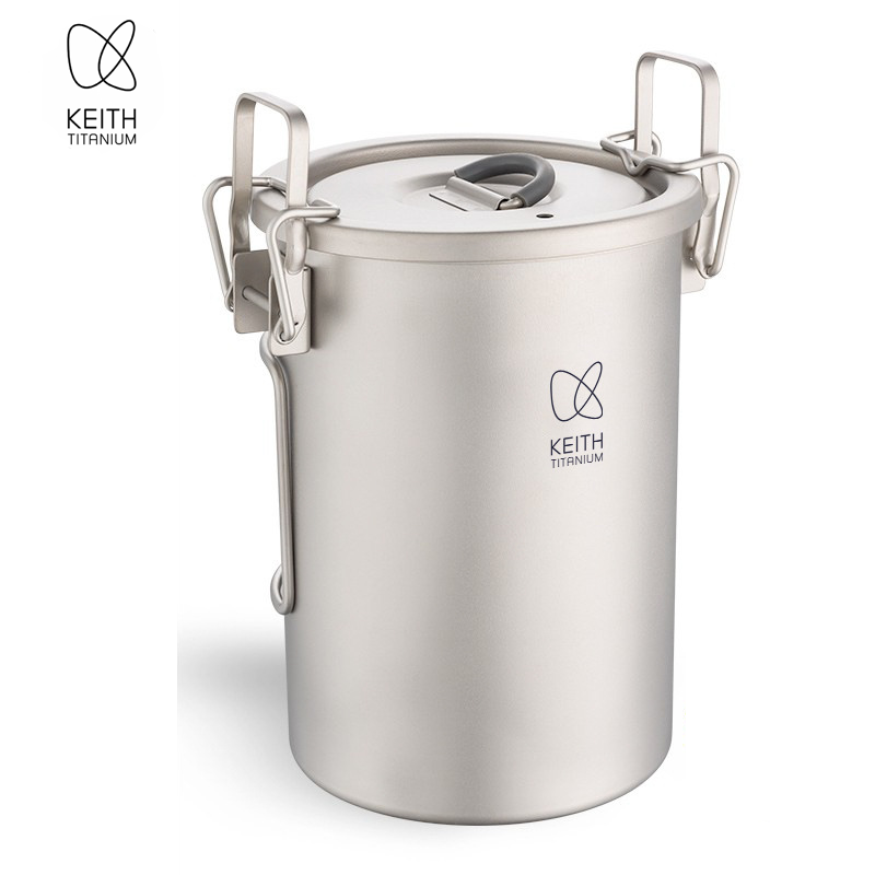 Outdoor Camping Cooking Set - Рисоварка KEITH из чистого титана, 900