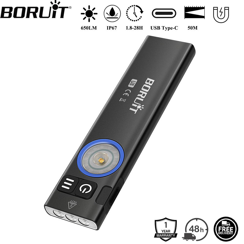 Outdoor Camping Adventure - BORUiT U8 650LM EDC светодиодный фонарик