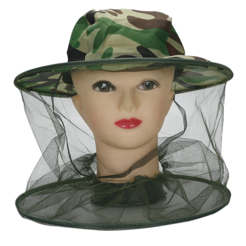 Outdoor Camping Mosquito Net - Шляпа-сетка от комаров для рыбалки, дышащая