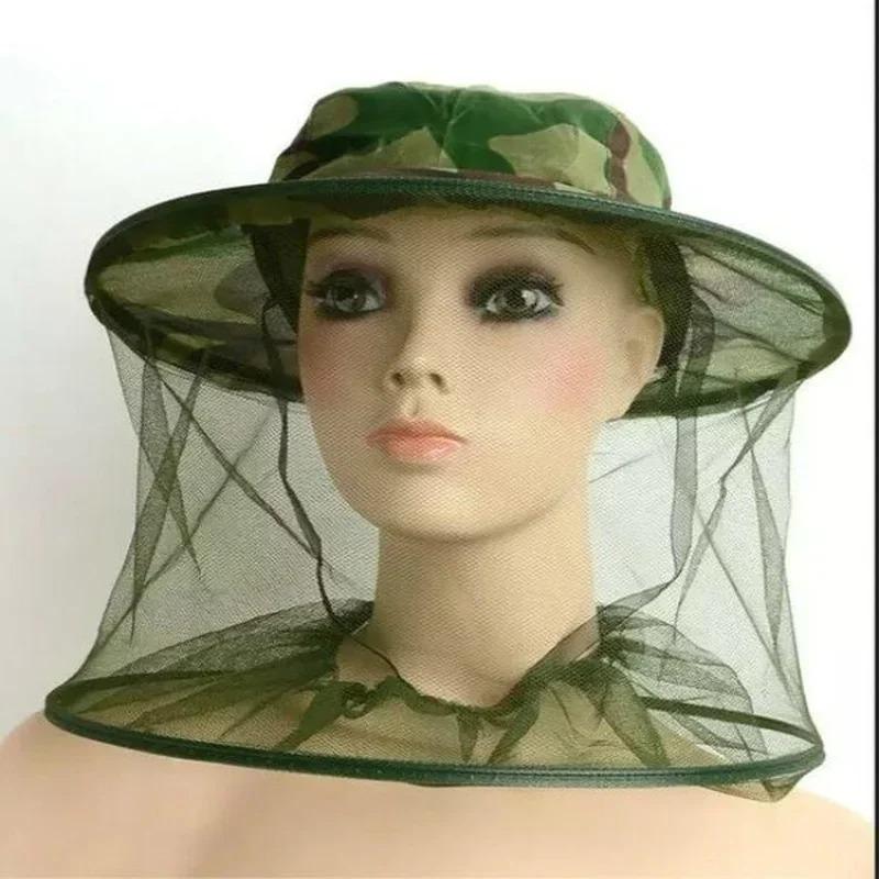 Outdoor Camping Mosquito Net - Пуловер для путешествий, шляпа с москитной