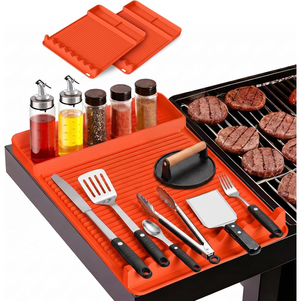 Outdoor Camping Tools - Термостойкий силиконовый коврик для гриля -