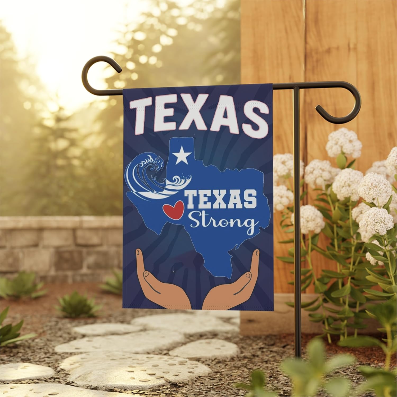 Флаг «Техас сильен» для сада,  – обзор и цена Outdoor Camping In Texas