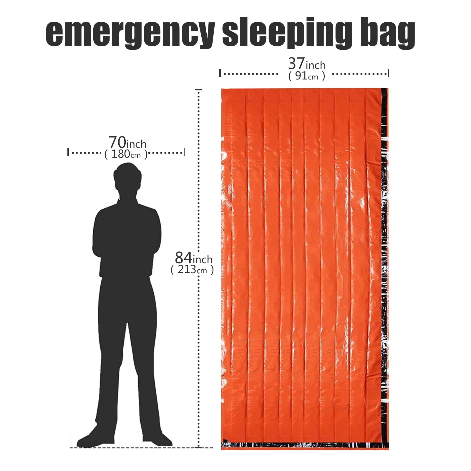 1-5 упаковок аварийных спальны – обзор и цена Emergency Mylar Blanket