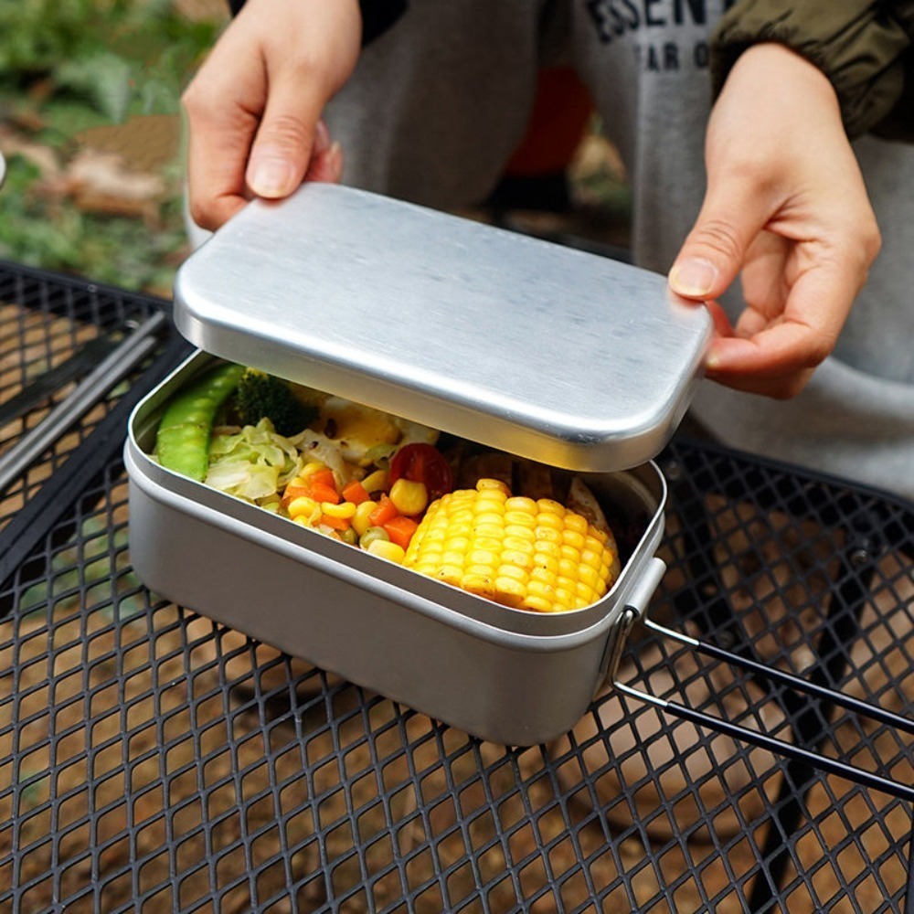 Ультралегкая посуда для кемпин – обзор и цена Outdoor Camping Cooking Set
