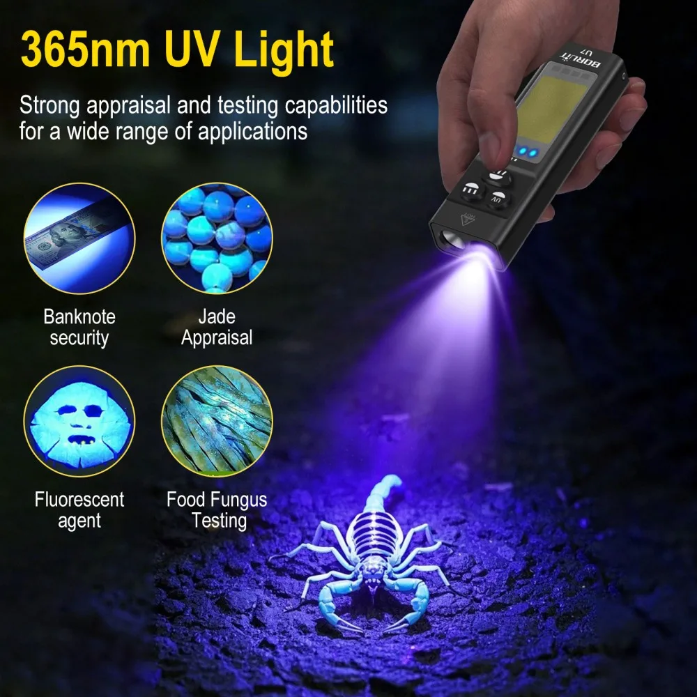 BORUiT U7 УФ-светодиодный фона – обзор и цена Outdoor Camping Adventure