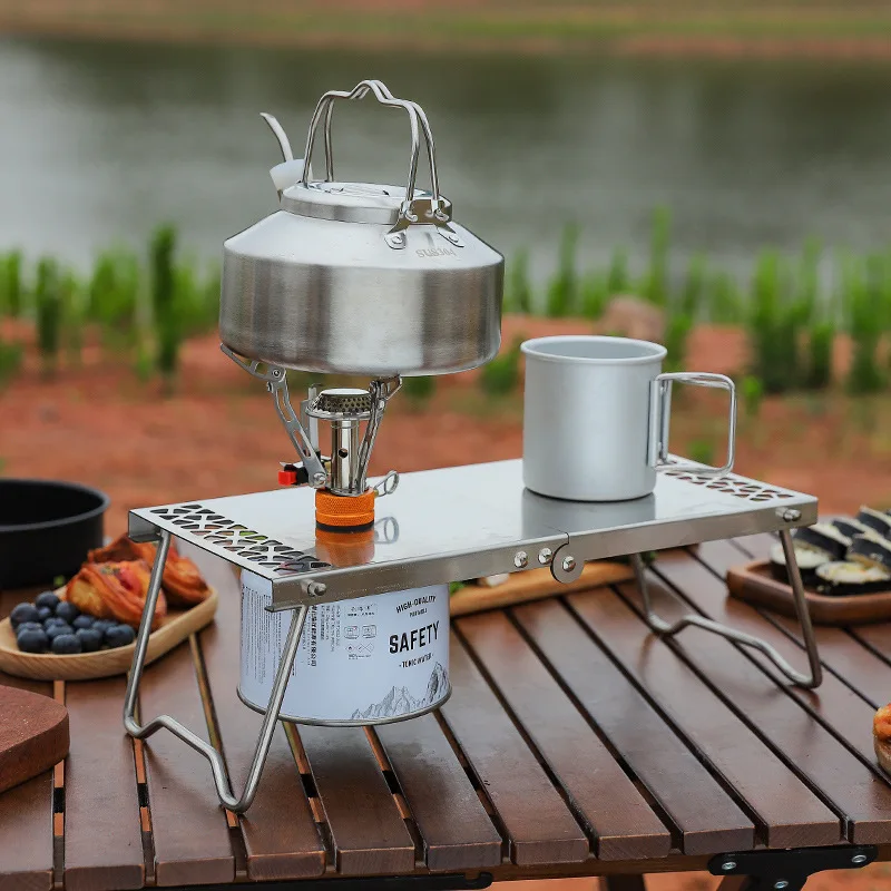 Портативный уличный мини-стол  – обзор и цена Outdoor Camping Cooking Set