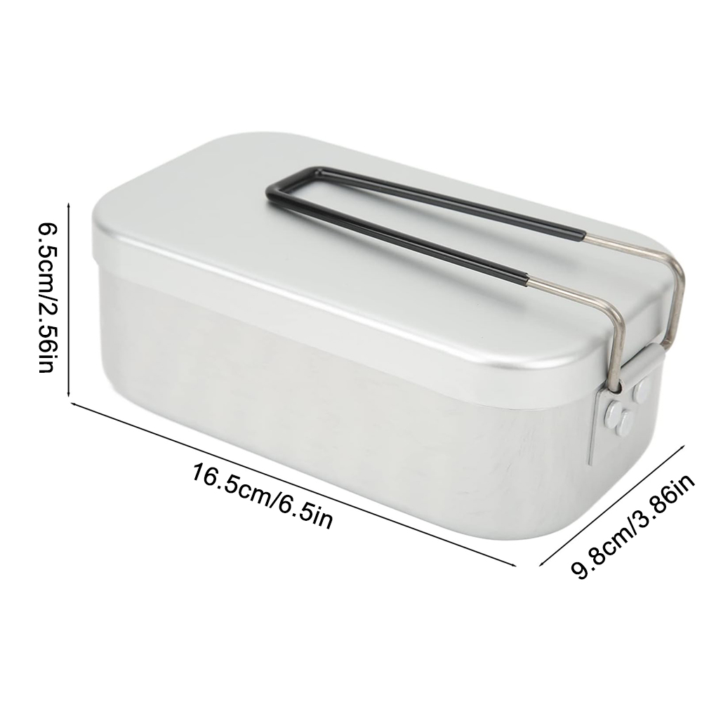 800 мл алюминиевые ланч-боксы, – обзор и цена Outdoor Camping Cooking Set