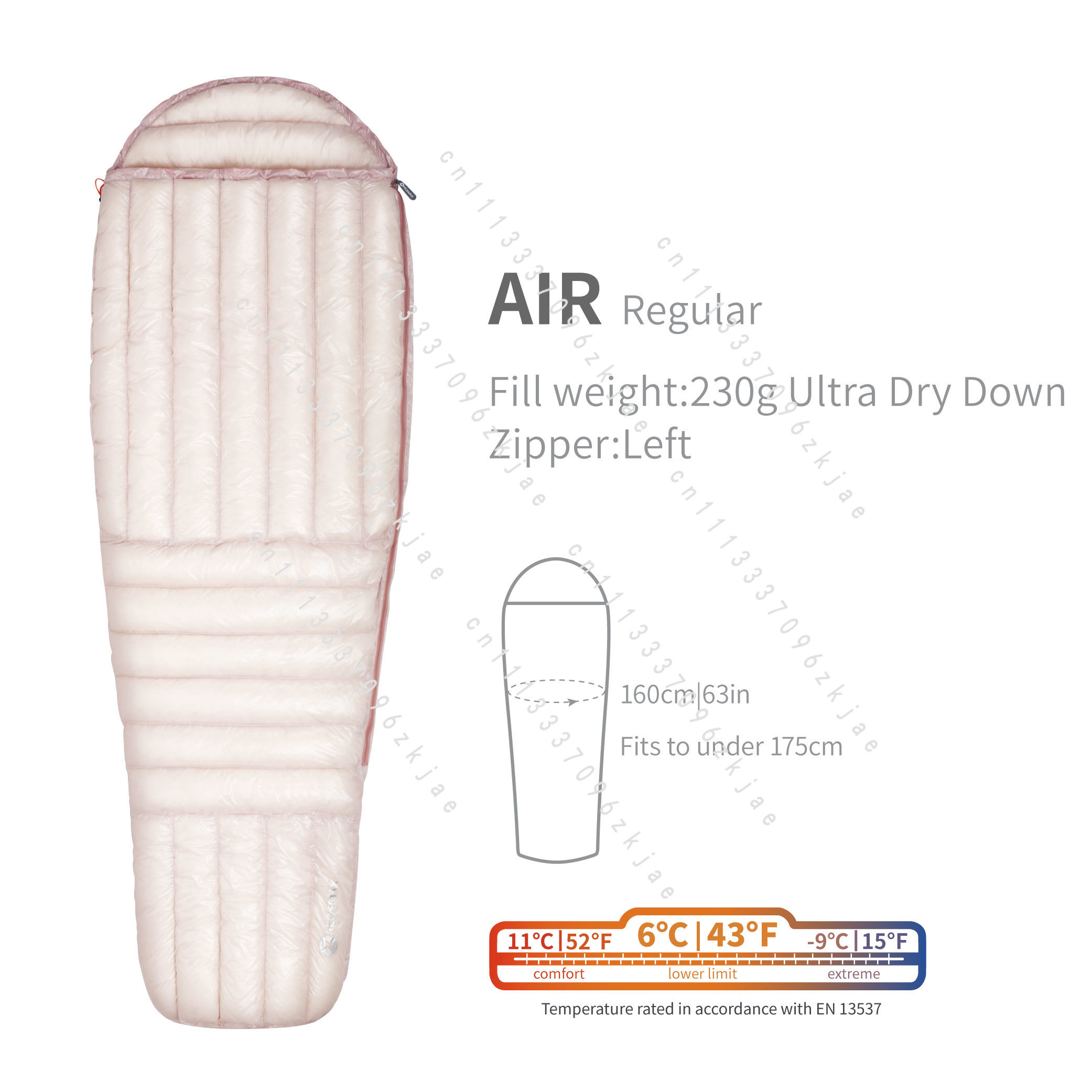 Спальный мешок AIR 10D 800FP U – обзор и цена Ultralight Sleeping Bag