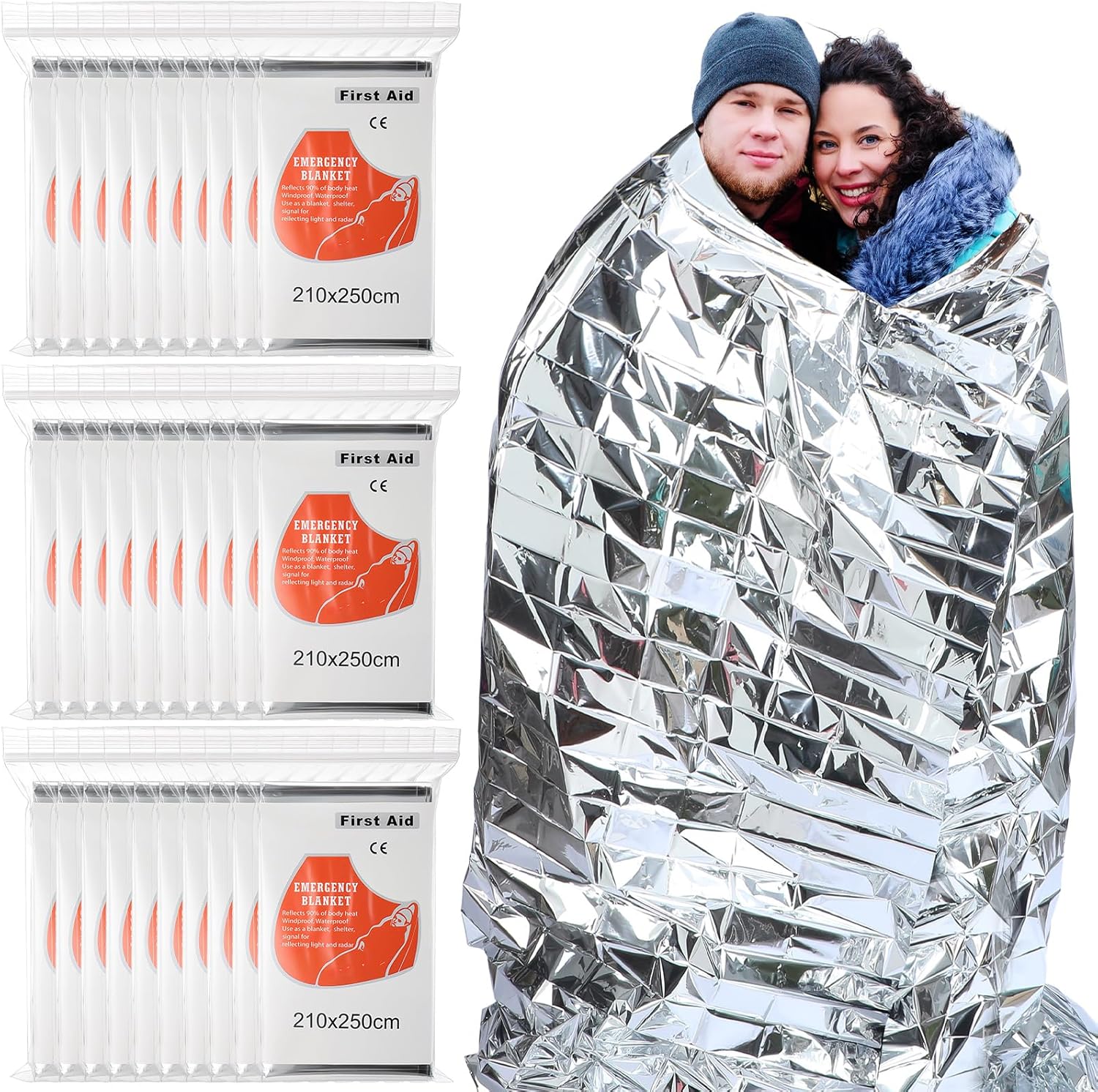 Аварийное термоодеяло из майла – обзор и цена Emergency Mylar Blanket