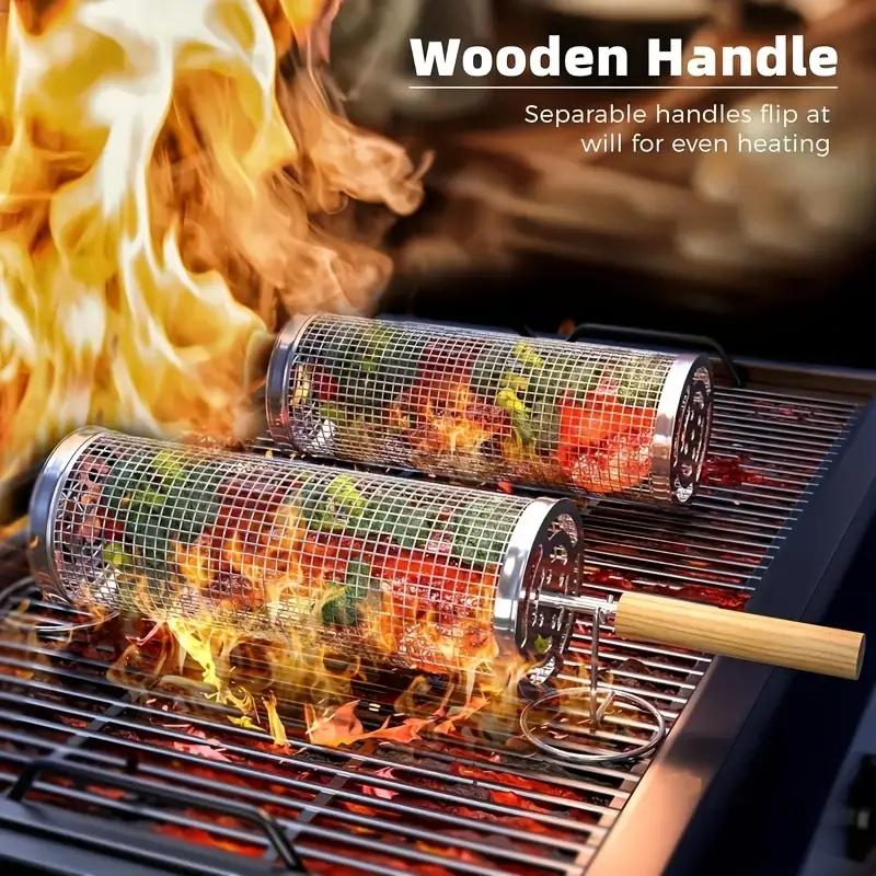 Корзина для гриля из нержавеющ – обзор и цена Outdoor Camping Cooking Set