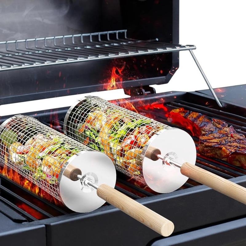 Корзина для гриля из нержавеющ – обзор и цена Outdoor Camping Cooking Set