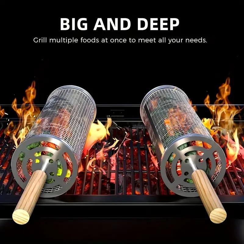 Корзина для гриля из нержавеющ – обзор и цена Outdoor Camping Cooking Set