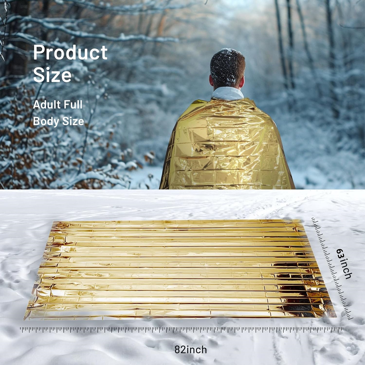 5-30 шт., наружное аварийное о – обзор и цена Emergency Mylar Blanket