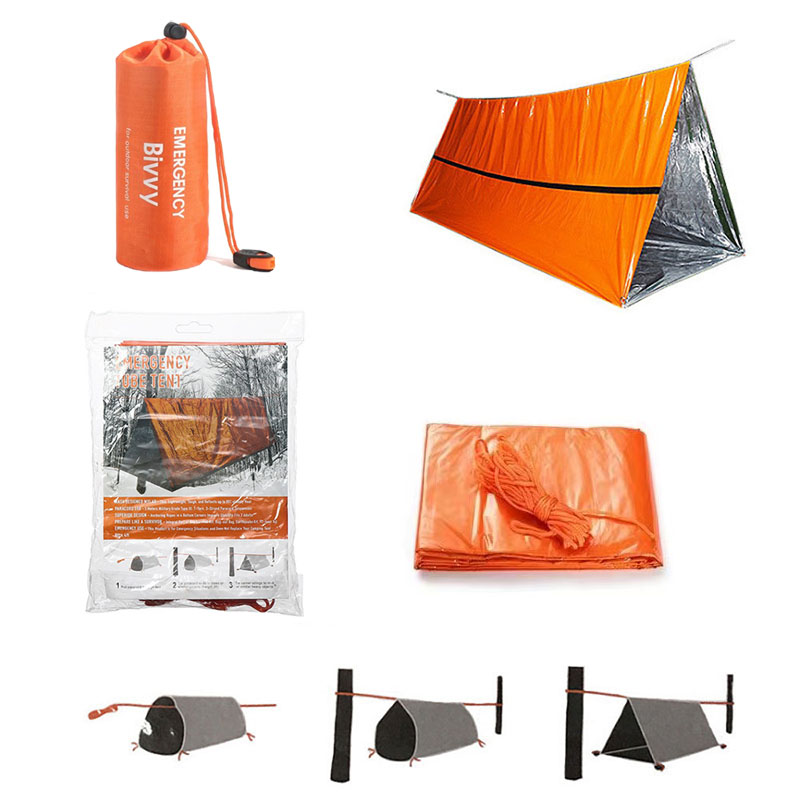 2-местное аварийное укрытие Bi – обзор и цена Emergency Mylar Blanket