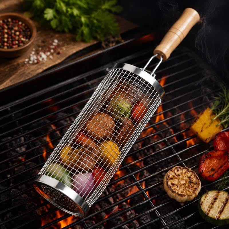 Набор круглых корзин для гриля – обзор и цена Outdoor Camping Cooking Set