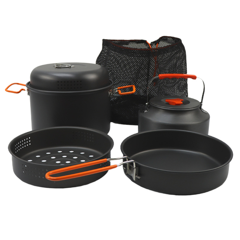 Набор посуды для открытого воз – обзор и цена Outdoor Camping Cooking Set
