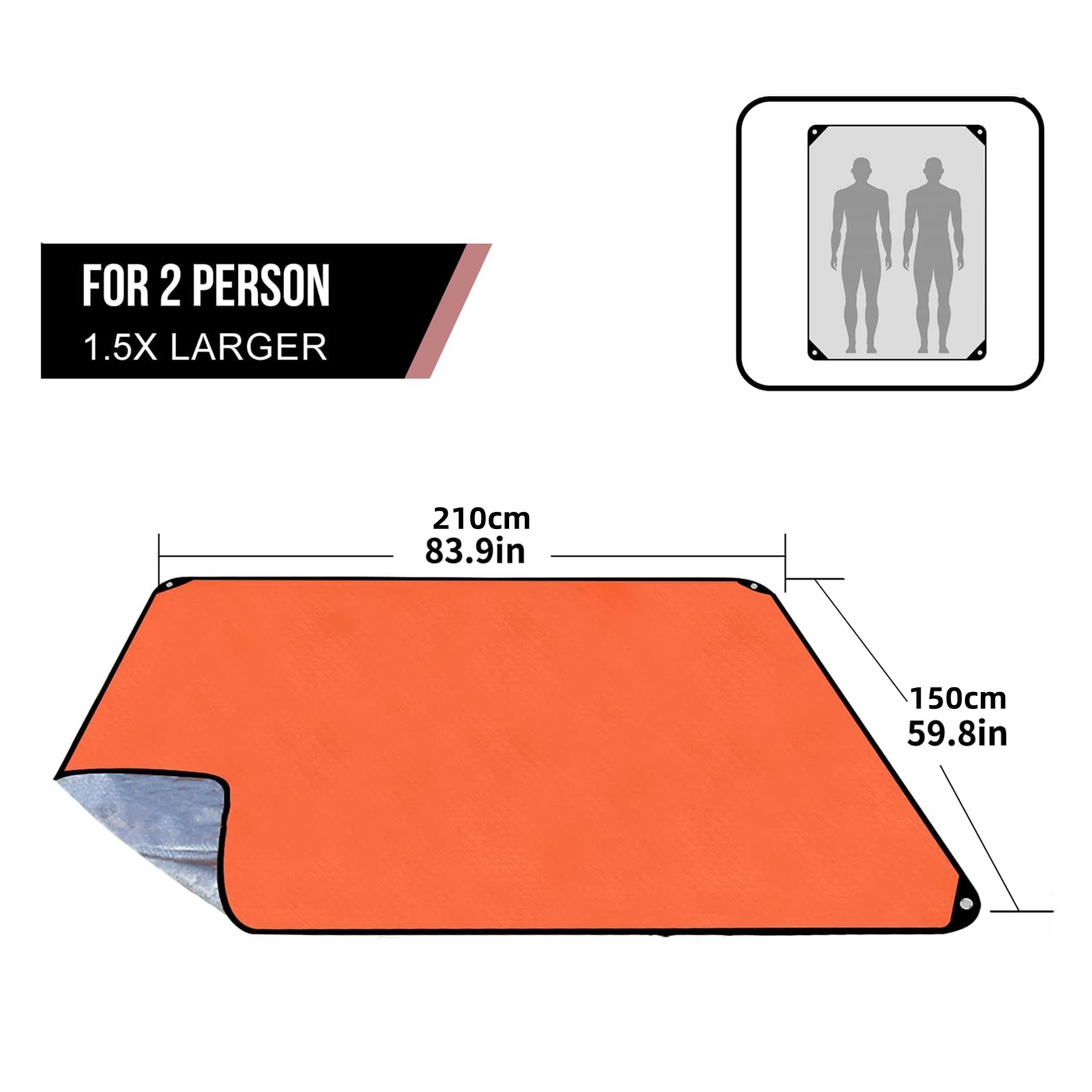 Сверхпрочное одеяло для выжива – обзор и цена Emergency Mylar Blanket