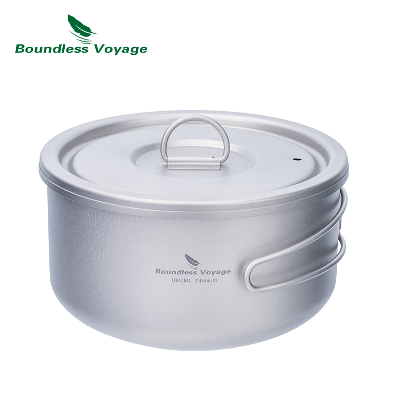 Титановая походная кастрюля Bo – обзор и цена Outdoor Camping Cooking Set