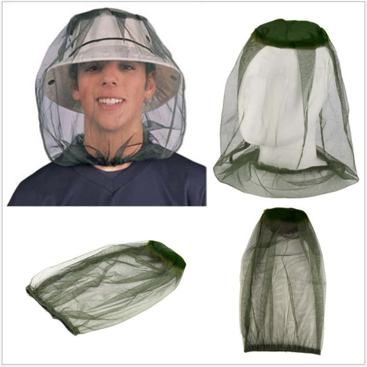 Комплект из 2 штук: шляпа для  – обзор и цена Outdoor Camping Mosquito Net