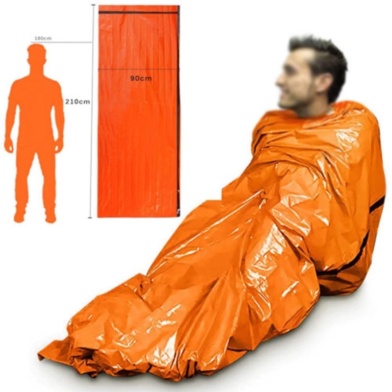 Портативный водонепроницаемый  – обзор и цена Emergency Mylar Blanket