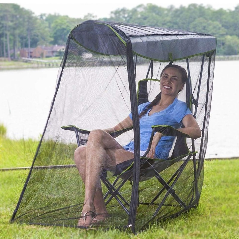 Кемпинговое кресло с защитой о – обзор и цена Outdoor Camping Mosquito Net